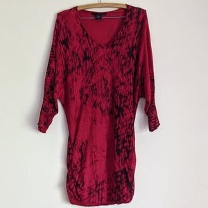 Red Black Calvin Klein Tunic Dress ❤️🖤